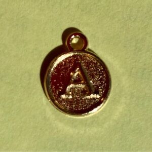 “A” Charm jewelry making Necklace bracelet ring baubles keychain ID tag lanyard